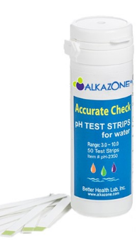 Image of Alkazone Accurate Check pH Test Strips for Water