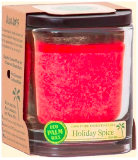 Image of Candle Aloha Jar Holiday Spice Red