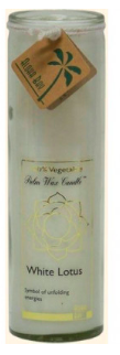 Image of Candle Chakra Jar Unscented Lotus White