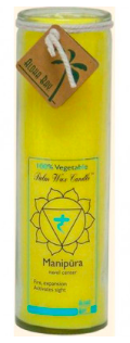 Image of Candle Chakra Jar Unscented Protection (Manipura) Yellow
