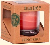 Image of Candle Feng Shui in Gift Box Earth (Inner Peace) Light Brown
