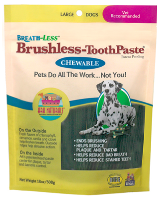 Image of BREATH-LESS Brushless Toothpaste for Dogs Chewable Large