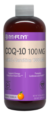 Image of Liquid  CoQ10 100 mg with L-Carnitine 1000 mg Orange Vanilla