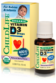 Image of Vitamin D3 Drops 400 IU Organic Berry