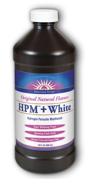 Image of Mouthwash HPM + White Hydrogen Peroxide Mouthwash