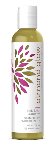 Image of Almond Glow Body Lotion Massage Oil Rose