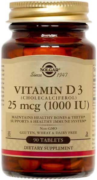 Image of Vitamin D3 25 mcg (1000 IU) Tablet