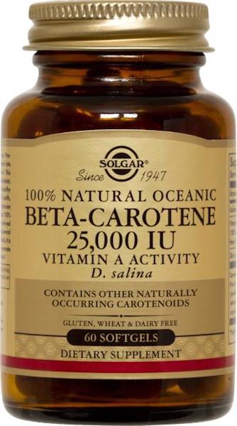 Image of Beta Carotene 25,000 IU (100% Natural Oceanic)