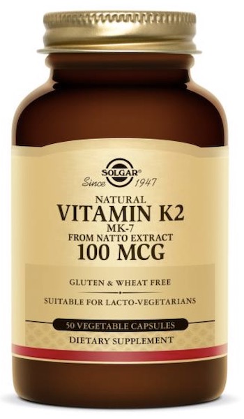 Image of Vitamin K2 MK-7 100 mcg Vegetable Capsule