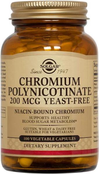 Image of Chromium Polynicotinate 200 mcg Yeast Free