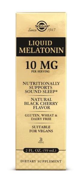 Image of Melatonin 10 mg Liquid Black Cherry