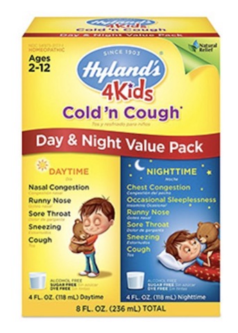 Image of Kids Cold & Cough Combo Pack Liquid Daytime & Nighttime