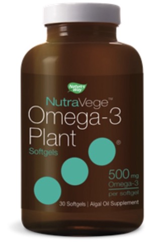 Image of NutraVege Plant-Based Omega-3 Softgels
