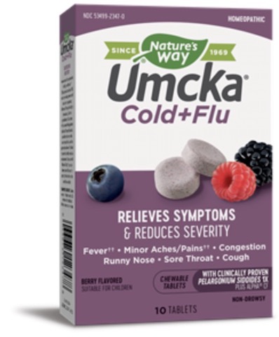 Image of Umcka Cold+Flu Chewable Berry