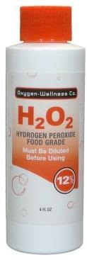 Image of H2 O2 Hydrogen Peroxide 12% Food Grade Liquid (small)