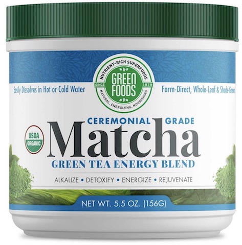 Image of Matcha Green Tea Energy Blend Powder (30 Serving) Organic