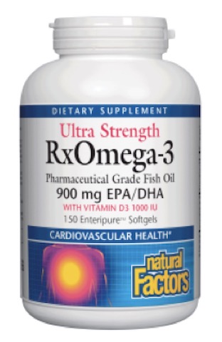 Image of RxOmega-3 ULTRA STRENGTH with Vitamin D3(enteric coated)