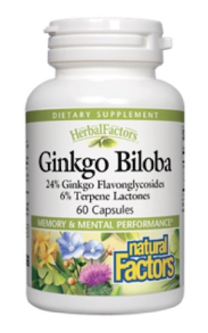 Image of HerbalFactors Ginkgo Biloba 60 mg