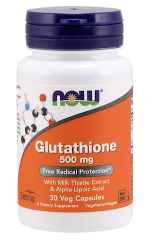 Image of Glutathione 500 mg (with Milk Thistle & Alpha Lipoic Acid)