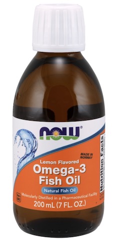Image of Omega-3 Fish Oil Liquid Lemon