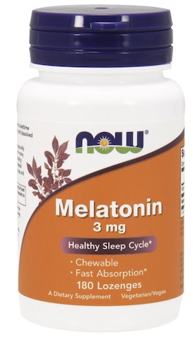 Image of Melatonin 3 mg with B6 Chewable Peppermint