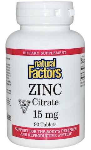 Image of Zinc Citrate 15 mg