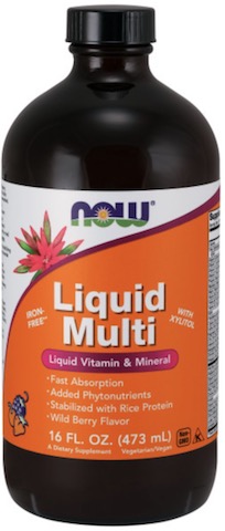 Image of Liquid Multi Vitamin & Mineral Iron-Free Wild Berry