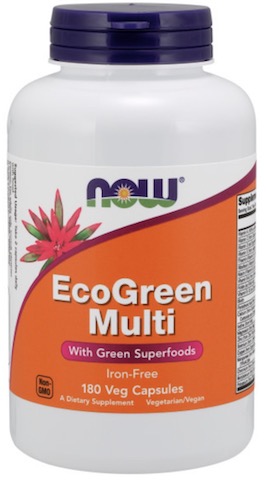 Image of EcoGreen Multi with Green Superfoods Iron-Free Capsule