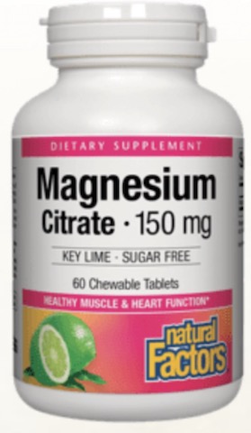 Image of Magnesium Citrate 150 mg Chewable Key Lime (Sugar Free)