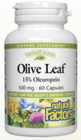 Image of HerbalFactors Olive Leaf Extract 500 mg