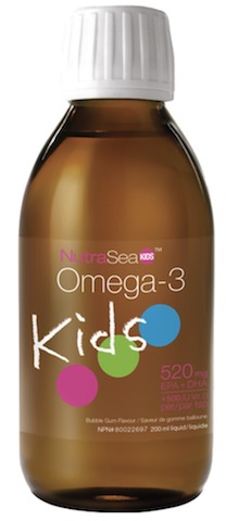Image of NutraSea Kids Omega-3 520 mg Liquid Bubble Gum
