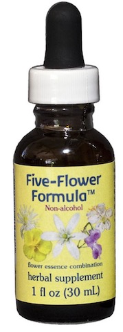 Image of Flower Essence Formula Five Flower Non-Alcohol Dropper