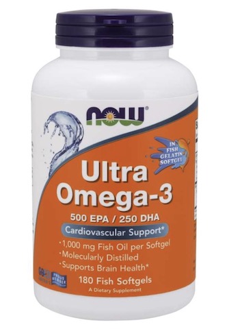Image of Ultra Omega-3 1000 mg 500 EPA/250 DHA Fish Gelatin Softgel