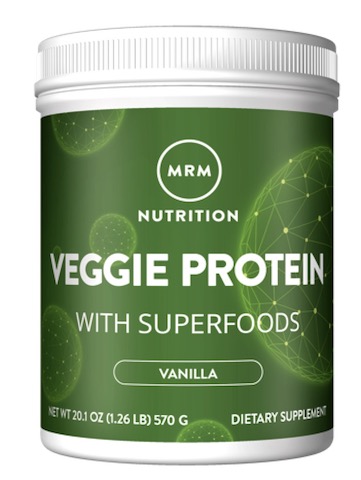 Image of Veggie Protein Powder with Superfoods Vanilla