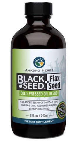 Image of Black Seed & Flax Seed Oil Blend Liquid