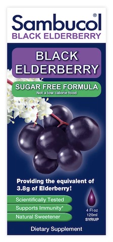 Image of Sambucol Black Elderberry Syrup Sugar Free