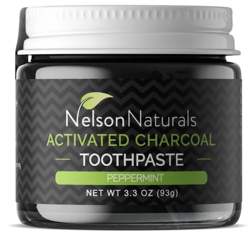 Image of Toothpaste Jar Activated Charcoal Peppermint