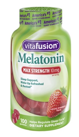 Image of Melatonin 10 mg (per Serving) Gummy Strawberry
