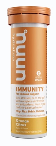 Image of Nuun Immunity Drink Tabs Orange Citrus