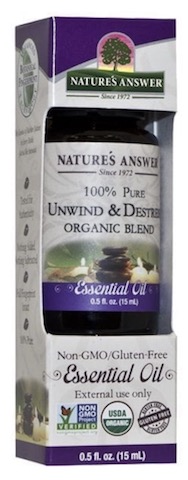Image of Essential Oil Blend Unwind & Destress Organic
