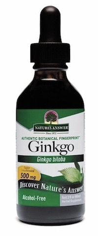 Image of Ginkgo Biloba Leaf Extract Alcohol Free