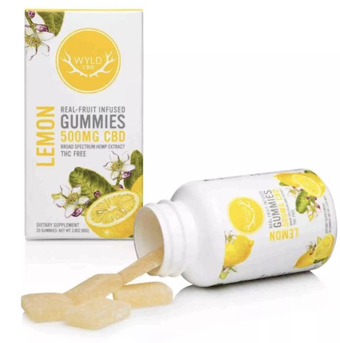 Image of CBD Gummies 500 mg Lemon