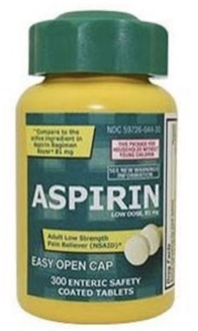 Image of Aspirin 81 mg Enteric Coated