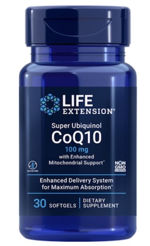 Image of Super Ubiquinol CoQ10 100 mg with Enhanced Mitochondrial Support
