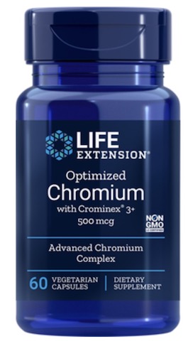 Image of Optimized Chromium with Crominex 3+ 500 mcg