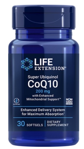 Image of Super Ubiquinol CoQ10 200 mg with Enhanced Mitochondrial Support