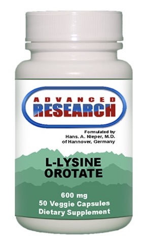 Image of L-Lysine Orotate 600 mg