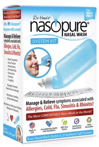 Image of Nasopure Nasal Wash System Kit - Bottle & Salt Packet