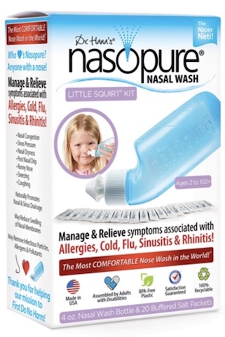 Image of Nasopure Nasal Wash Little Squirt Kit - Bottle & Salt Packet