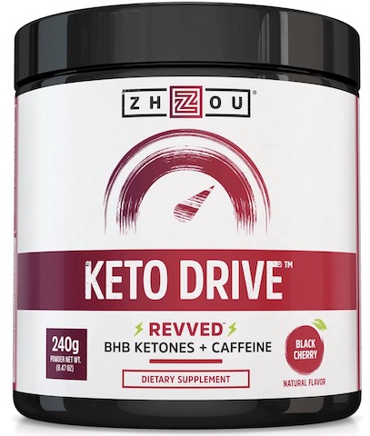 Image of Keto Drive (Revived - BHB with Caffeine) Powder Black Cherry